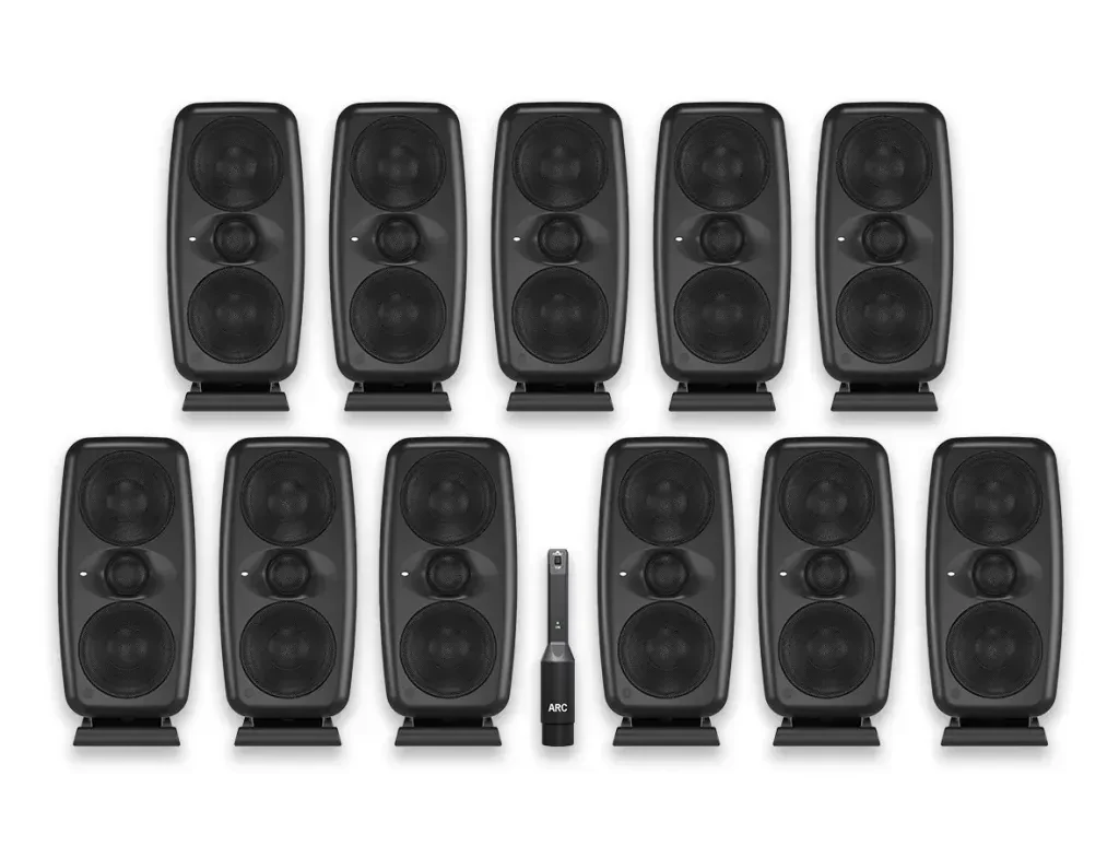 Активный студийный монитор IK Multimedia iLoud-MTM-MKII-Immersive (набор, 11 шт.), 1100W, с микрофоном ARC