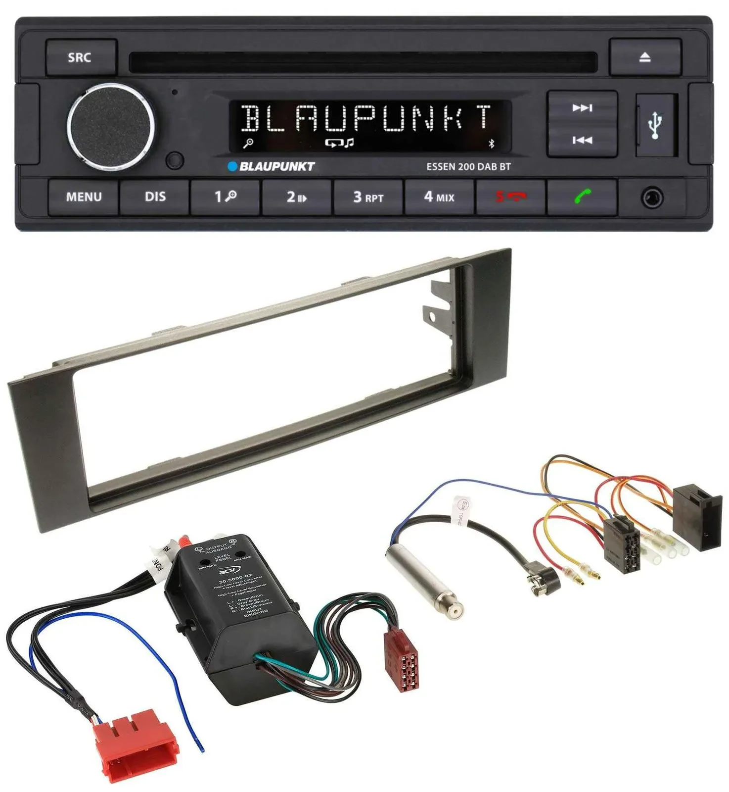 Blaupunkt USB MP3 Bluetooth DAB CD Autoradio für Audi A3 8P 03-06 Bose Aktivsyst
