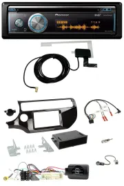 Автомагнитола для Kia Rio UB Facelift 2017–2023 Pioneer Bluetooth, DAB, USB, CD, поддержка кнопок на руле