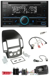 Kenwood CD 2DIN DAB USB Lenkrad Bluetooth Autoradio für Hyundai i30 ab 2009