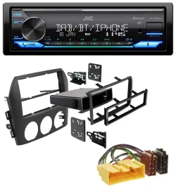 JVC Bluetooth DAB USB MP3 Autoradio für Mazda MX-5 (2005-2008)