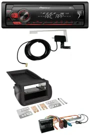 Pioneer 1DIN USB DAB MP3 AUX Autoradio für Citroen Nemo Peugeot Bipper ab 2008