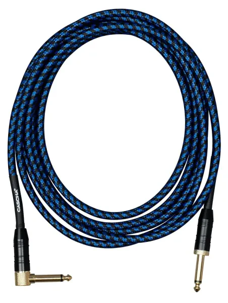 Инструментальный кабель Cascha CCP-G2ABL6 Tweed Blue 6 м