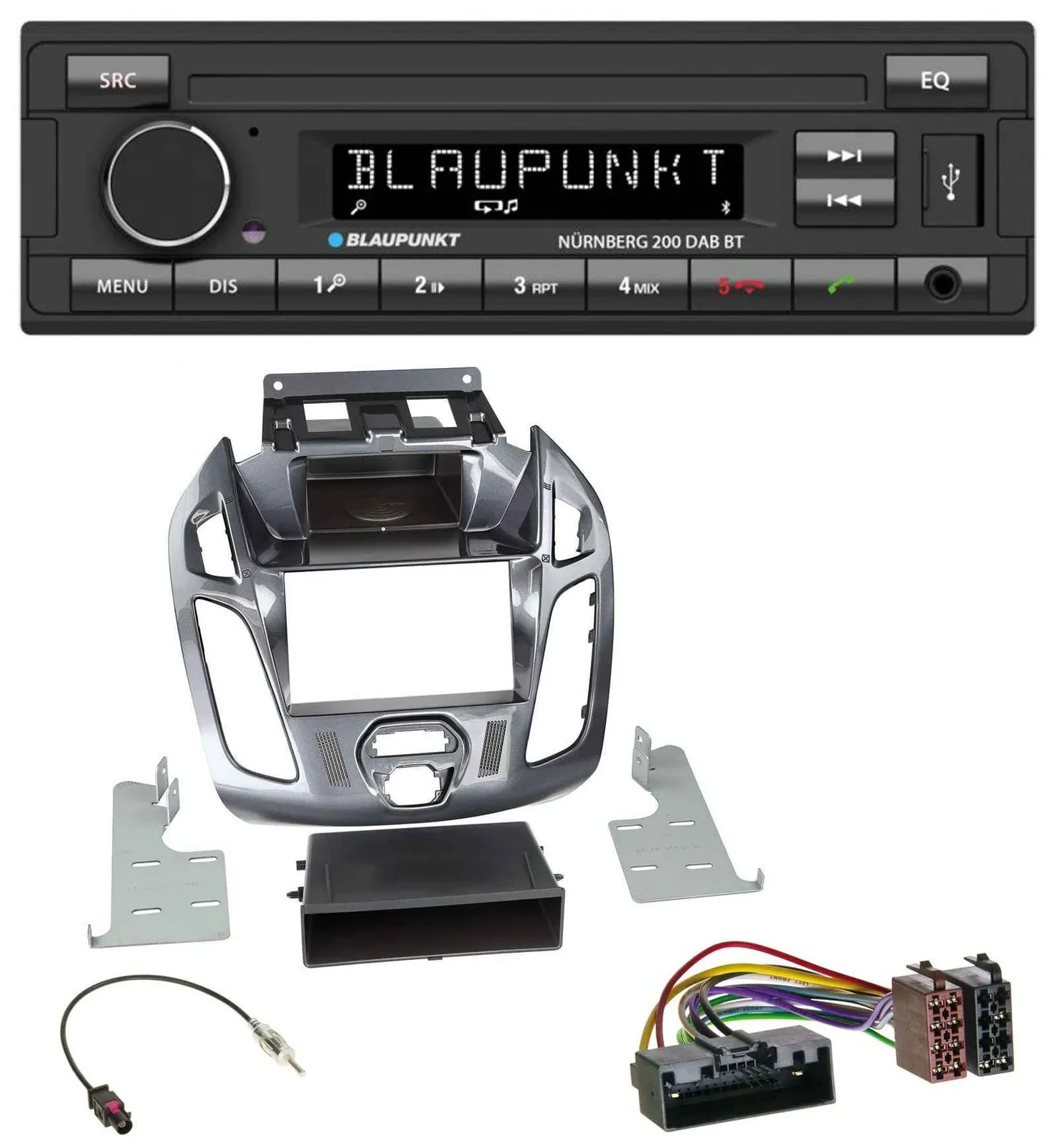 Blaupunkt USB DAB MP3 Bluetooth Autoradio für Ford Connect Transit 12-18 ohne Di