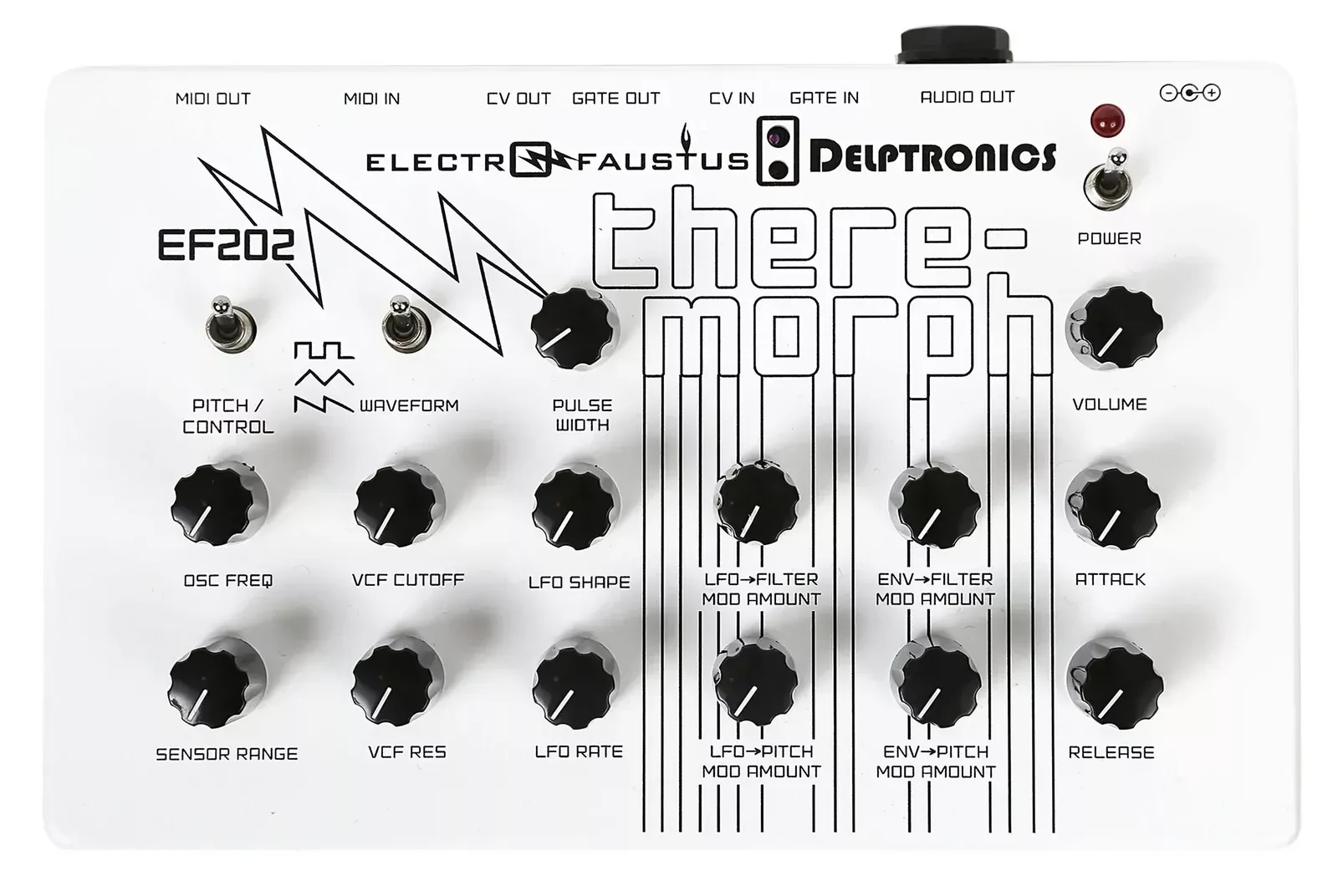Аналоговый студийный синтезатор Electro Faustus EF202 Theremorph White