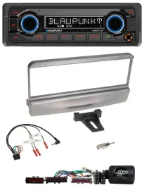 Автомагнитола Blaupunkt Bluetooth USB MP3 для Ford Mondeo 2000–2002 серебристая с поддержкой управления с руля