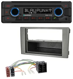 Blaupunkt AUX MP3 CD Bluetooth USB Autoradio für Iveco Daily (06-14) dunkelgrau