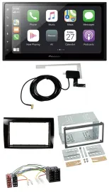 Pioneer USB MP3 2DIN Bluetooth DAB Autoradio für Fiat Bravo (ab 2007)