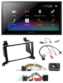 Pioneer USB Bluetooth DAB 2DIN Lenkrad Autoradio für Hyundai Santa Fe CM 2009-20