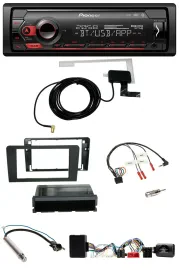 Pioneer DAB USB Lenkrad Bluetooth Autoradio für Audi A3 Symphony Aktivsystem ISO