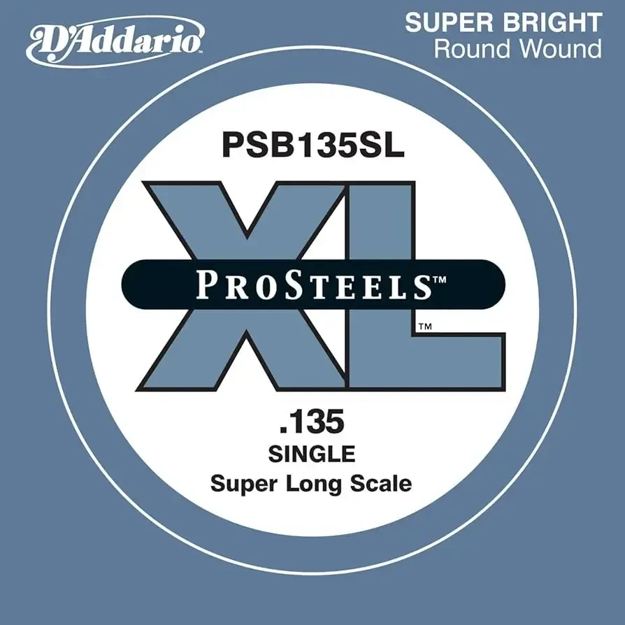 Струна одиночная D'Addario PSB135SL Pro Steels 135