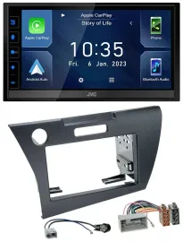 JVC DAB Bluetooth MP3 USB 2DIN Autoradio für Honda CR-Z (ab 2010)