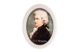 Магнит овальный Моцарт