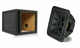 Сабвуфер Kicker 44L7S124 Solo-Baric 12" с фазоинверторным корпусом, квадратный динамик (1 шт.)