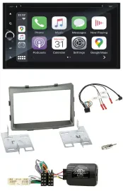 Blaupunkt USB DAB Bluetooth 2DIN TMC Lenkrad Navigation für SSangYong Rodius ab