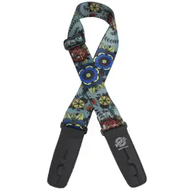 Ремень для гитары Lock-It Straps LIS-111-S25 Poly Plush Series Flowers