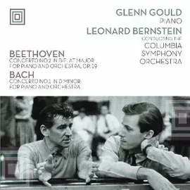 GOULD GLENN Plays Beethoven Concerto 2 & Bach Concer LP
