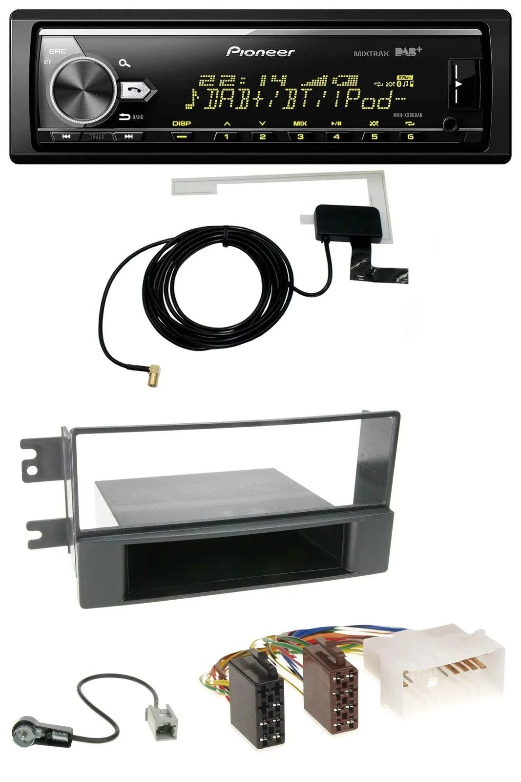 Автомагнитола Pioneer для Kia Cerato (с 2007) Bluetooth, DAB, USB, MP3