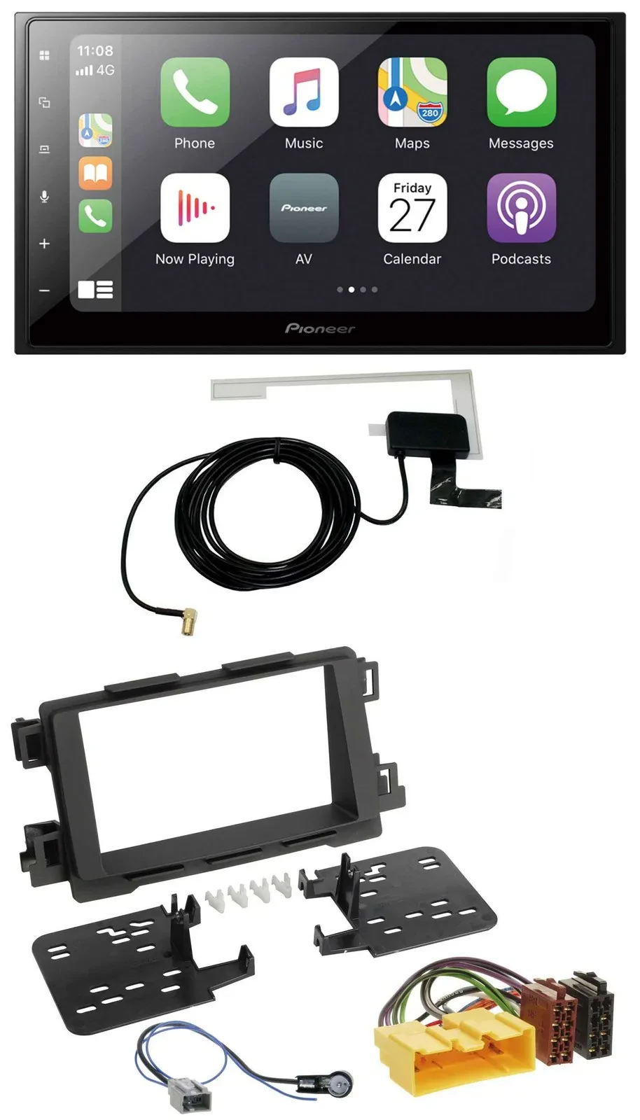 Автомагнитола Pioneer 2DIN Bluetooth DAB USB MP3 для Mazda 6 (2013–2015), CX-5 (с 2012)