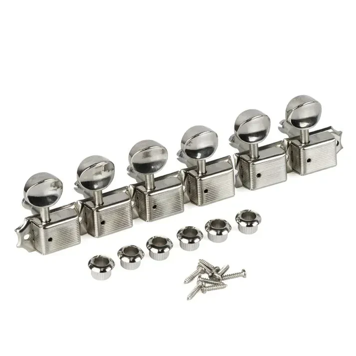 Колки гитарные FLEOR M00342-1 Chrome (6 штук)