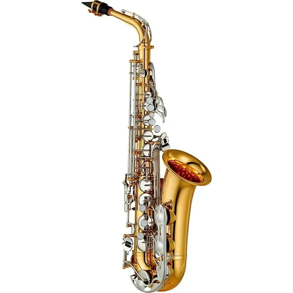 Саксофон альт Yamaha YAS-26 Standard Alto Saxophone Lacquer Nickel