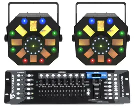 Светодиодный прибор Chauvet DJ Swarm Wash FX ILS RGBAW+UV LED DMX с DMX-пультом (пара)