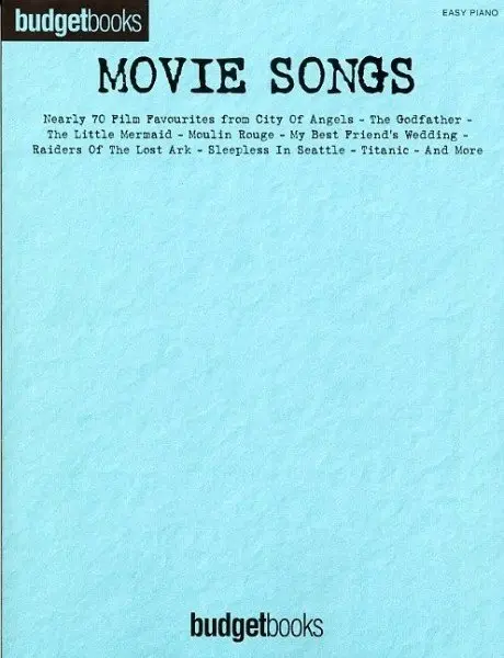 Ноты MusicSales BUDGETBOOKS MOVIE SONGS (EASY PIANO) PVG