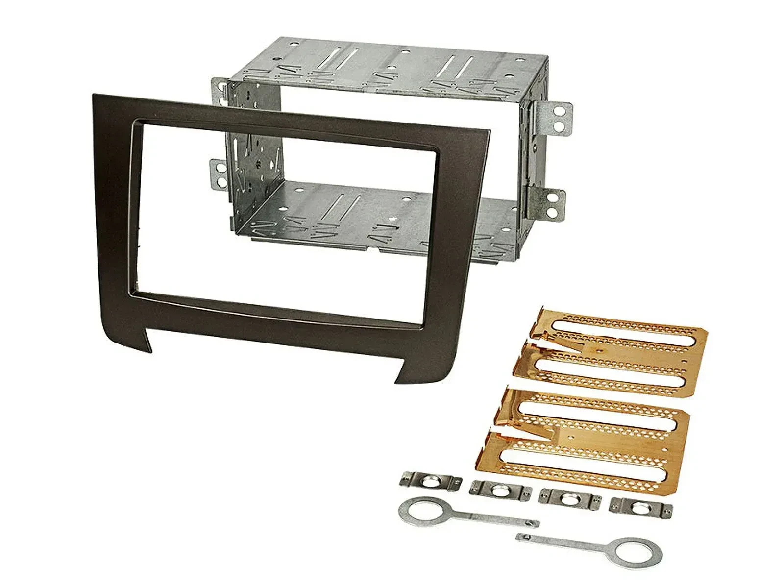 Radioblende Set Doppel DIN Autoradio für SsangYong Rexton 3 ab 2012