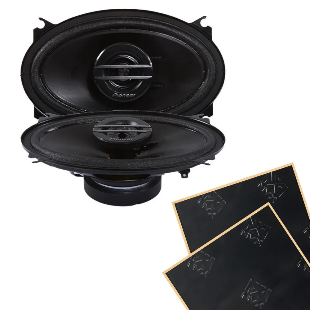 Pioneer TS-G4620S 4x6" G-Series Coaxial Car Speakers with Sound Damping