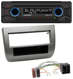 Blaupunkt AUX MP3 CD Bluetooth USB Autoradio für Lancia Y 843 03-11 dunkelsilber