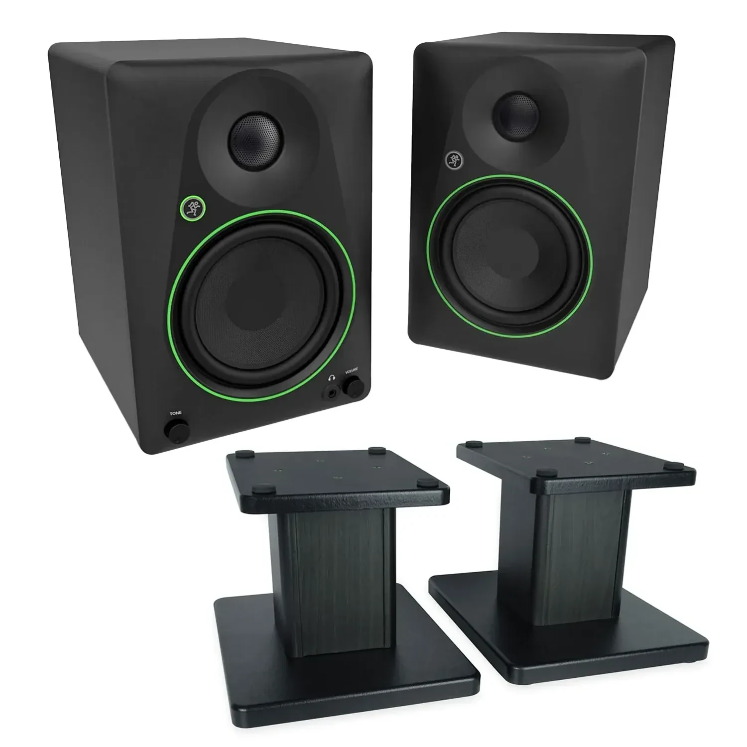 Активный студийный монитор Mackie CR5BT Black со стойкой (пара)