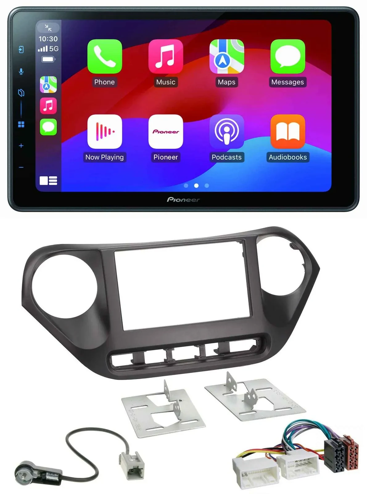 Pioneer Bluetooth 2DIN USB MP3 DAB Autoradio für Hyundai i10 (ab 2013)