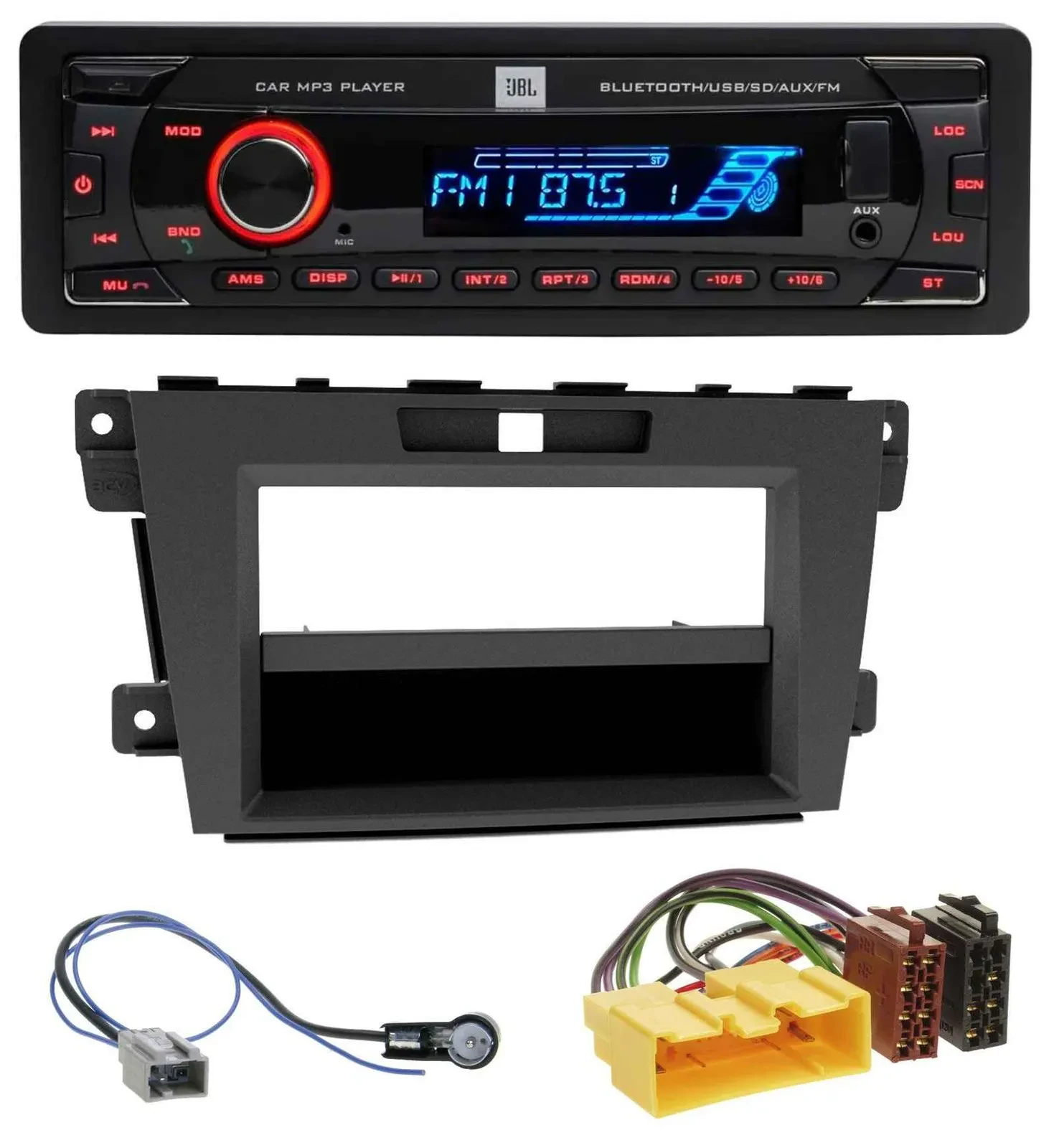 JBL AUX MP3 USB Bluetooth SD Autoradio für Mazda CX-7 (2009-2013)