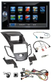 Blaupunkt SD USB TMC Bluetooth 2DIN Lenkrad Navigation für Ford Fiesta Display 2