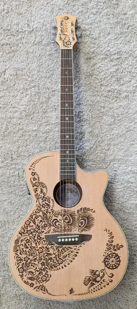Электроакустическая гитара Luna Guitars HENOASPR Folk Henna Oasis