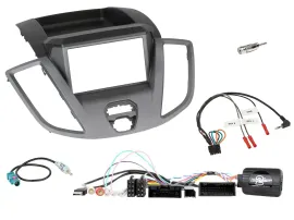 Radioset Lenkradadapter Doppel DIN Autoradio für Ford Transit V363 14-19 o. Disp