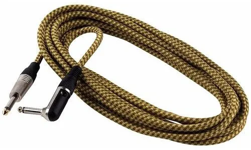Кабель инструментальный RockCable RCL 30256 TC jack 6.3 мм прямой–угловой 6 м