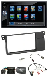 Blaupunkt Lenkrad USB Bluetooth TMC 2DIN Navigation für BMW 3er E46 00-06 Quadlo