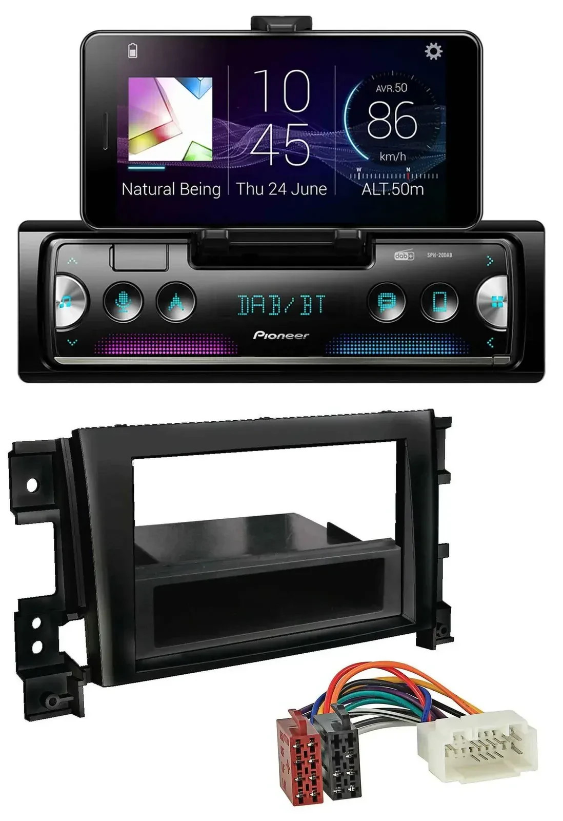 Автомагнитола Pioneer USB MP3 Bluetooth DAB для Suzuki Gran Vitara (с 2005)