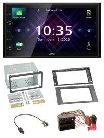 JVC DAB 2DIN MP3 Bluetooth USB Autoradio für Ford Fusion Kuga Transit 05-12 anth