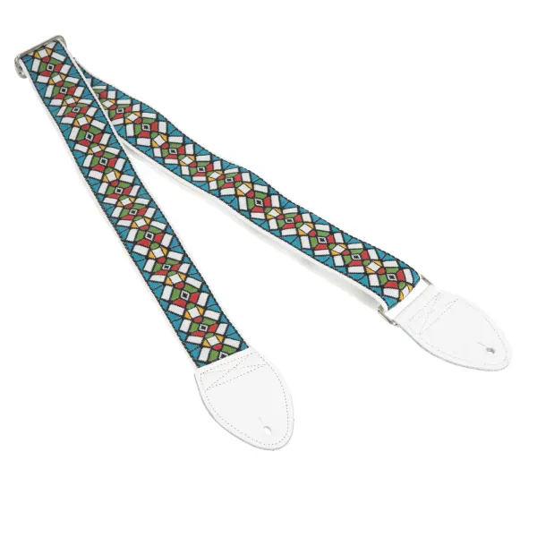 Ремень для гитары Souldier GS0177WH02WH Stained Glass Blue