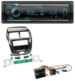 Kenwood Bluetooth MP3 DAB USB Autoradio für Citroen C4 Aircross Mitsubishi ASX P