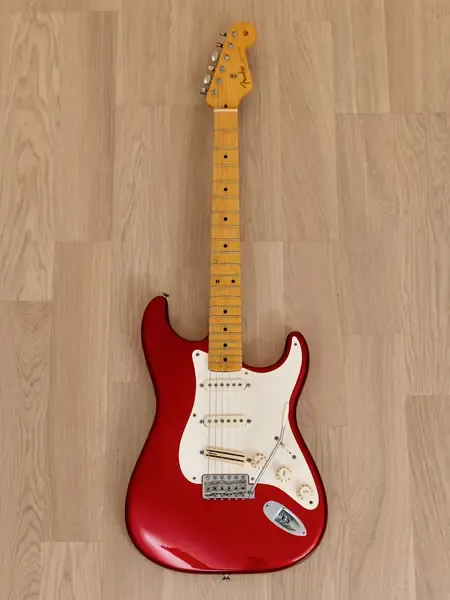 Электрогитара Fender Vintage Hot Rod '57 Stratocaster Candy Apple Red w/case USA 2013