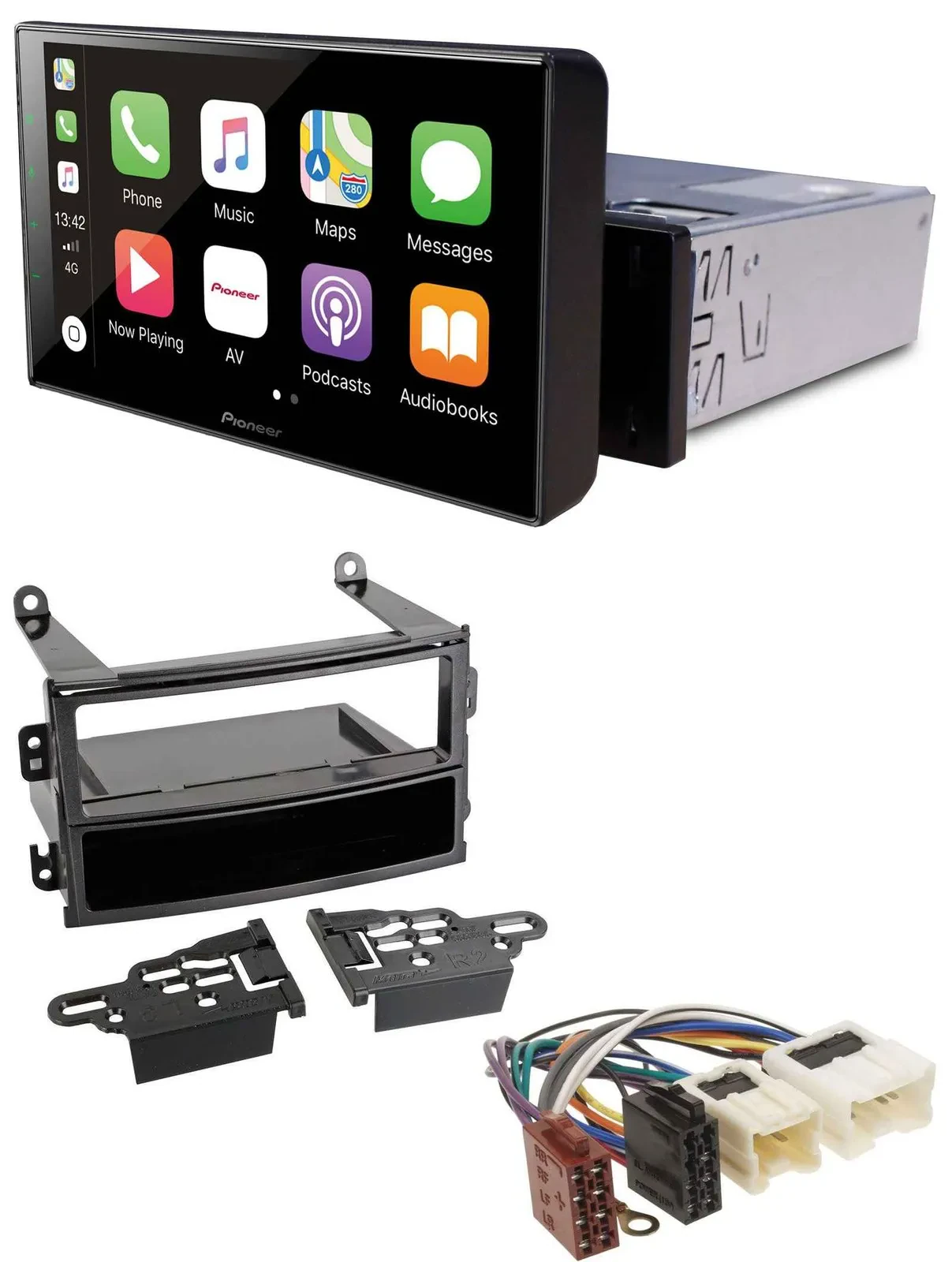 Автомагнитола для Nissan 350Z Roadster 2003–2005 Pioneer Bluetooth, DAB, USB, MP3