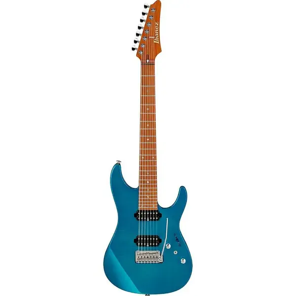 Электрогитара Ibanez MM7 Martin Miller Signature Transparent Aqua Blue