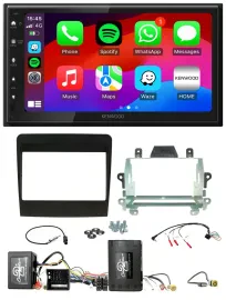 Kenwood Lenkrad USB DAB 2DIN Bluetooth Autoradio für Porsche 911 11-17 Soundsyst