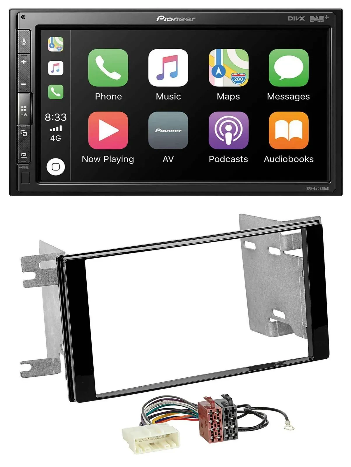 Pioneer USB MP3 DAB 2DIN Bluetooth Autoradio für Subaru Impreza Forester 07-12