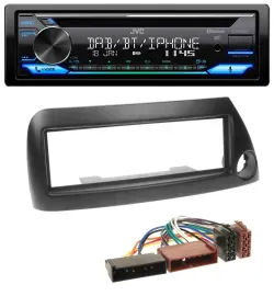 JVC Bluetooth MP3 USB DAB CD Autoradio für Ford Ka (bis 2008) - schwarz