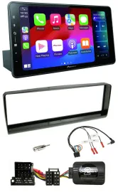 Автомагнитола для Alfa Romeo 156 (2000–2001) Pioneer Bluetooth, DAB, USB, поддержка управления на руле, черная