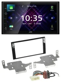 Автомагнитола для Nissan Juke (с 2014) JVC DAB, 2-DIN, MP3, Bluetooth, USB